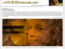 Tablet Screenshot of kingofdrums.net